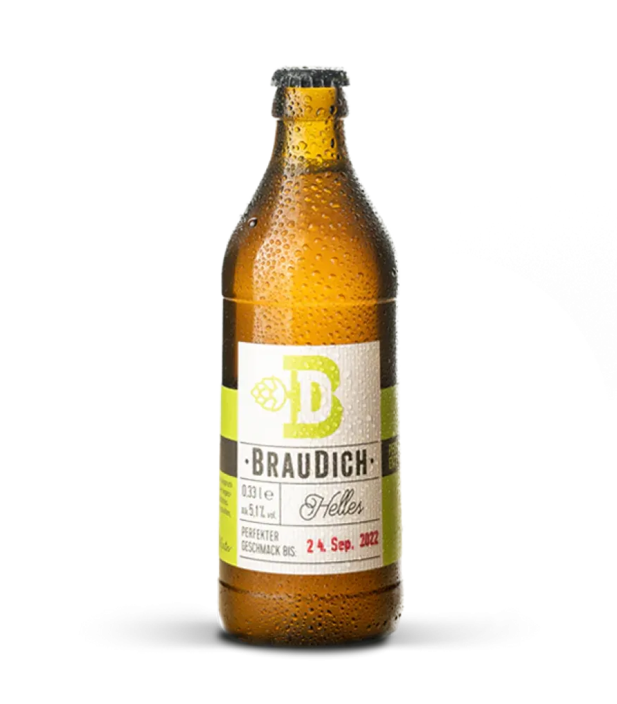 BrauDich Helles 0,33l    -     KEIN Versand Nur Abholung